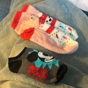 Disney Themed Cozy Socks Set